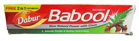 

Dabur Babool Toothpaste - Babool (Strong Teeth Healthy Gums) 180 g