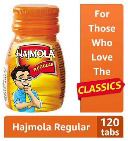 

Dabur Hajmola Regular - Digestive Tablets 120 pcs
