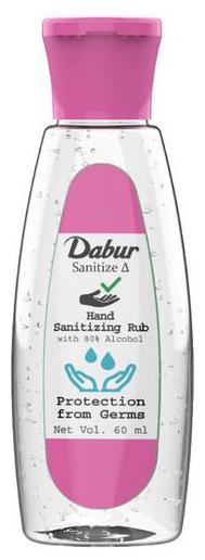 

Dabur Sanitize Delta - Hand Sanitizing Rub With Alcohol 60ml