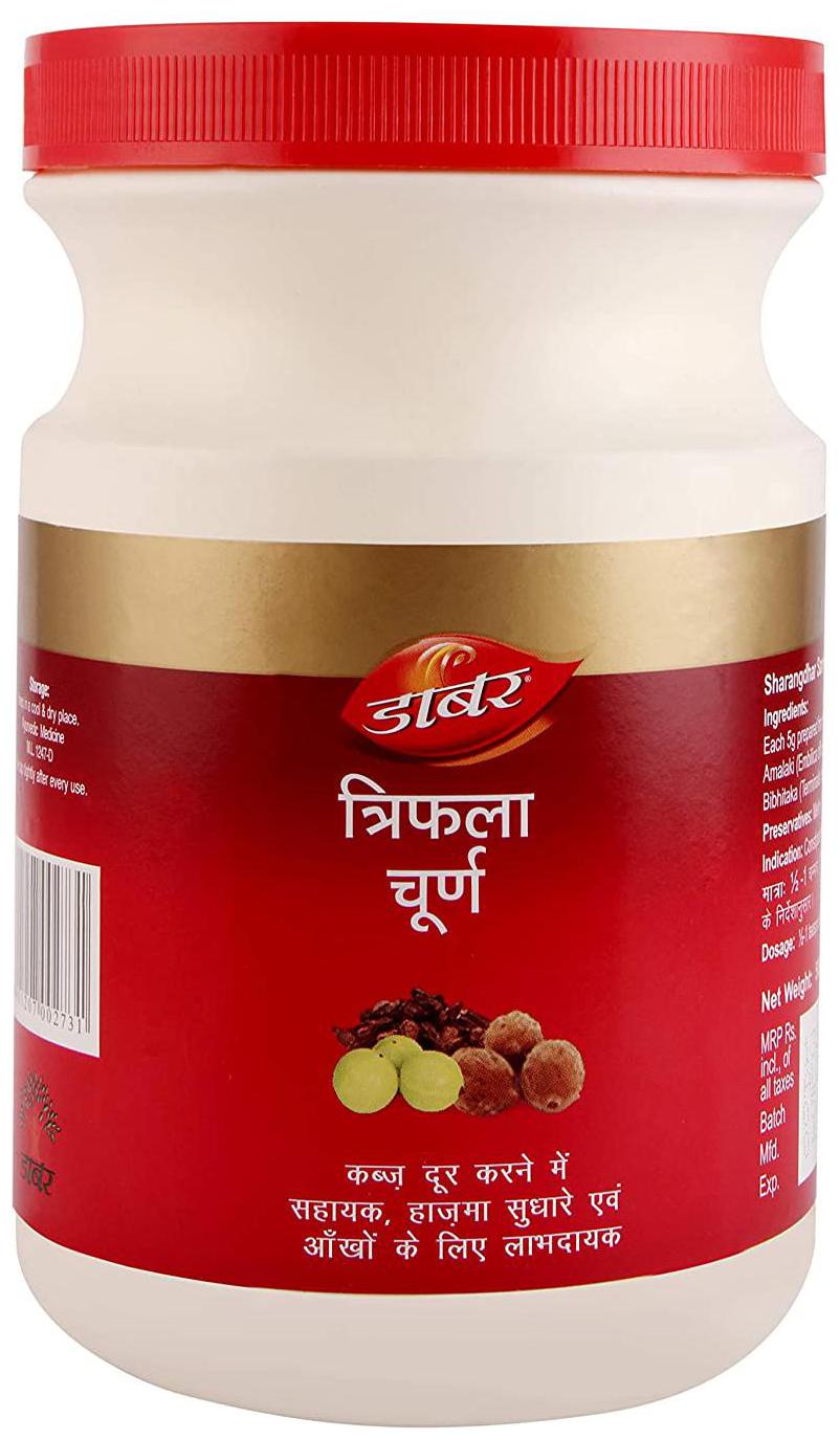 

Dabur Triphala Churna Ayurvedic Remedy for Gastro Intestinal Health - 500g