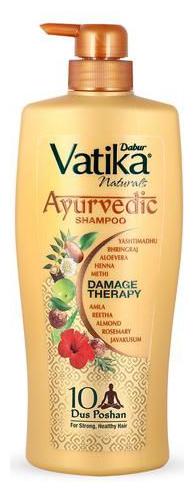 

Dabur Vatika Ayurvedic Shampoo - Power Of Dus Poshan For 10 Hair Problems 640ml