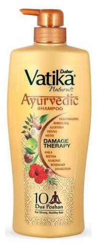 

Dabur Vatika Ayurvedic Shampoo - Power Of Dus Poshan For 10 Hair Problems 640ml