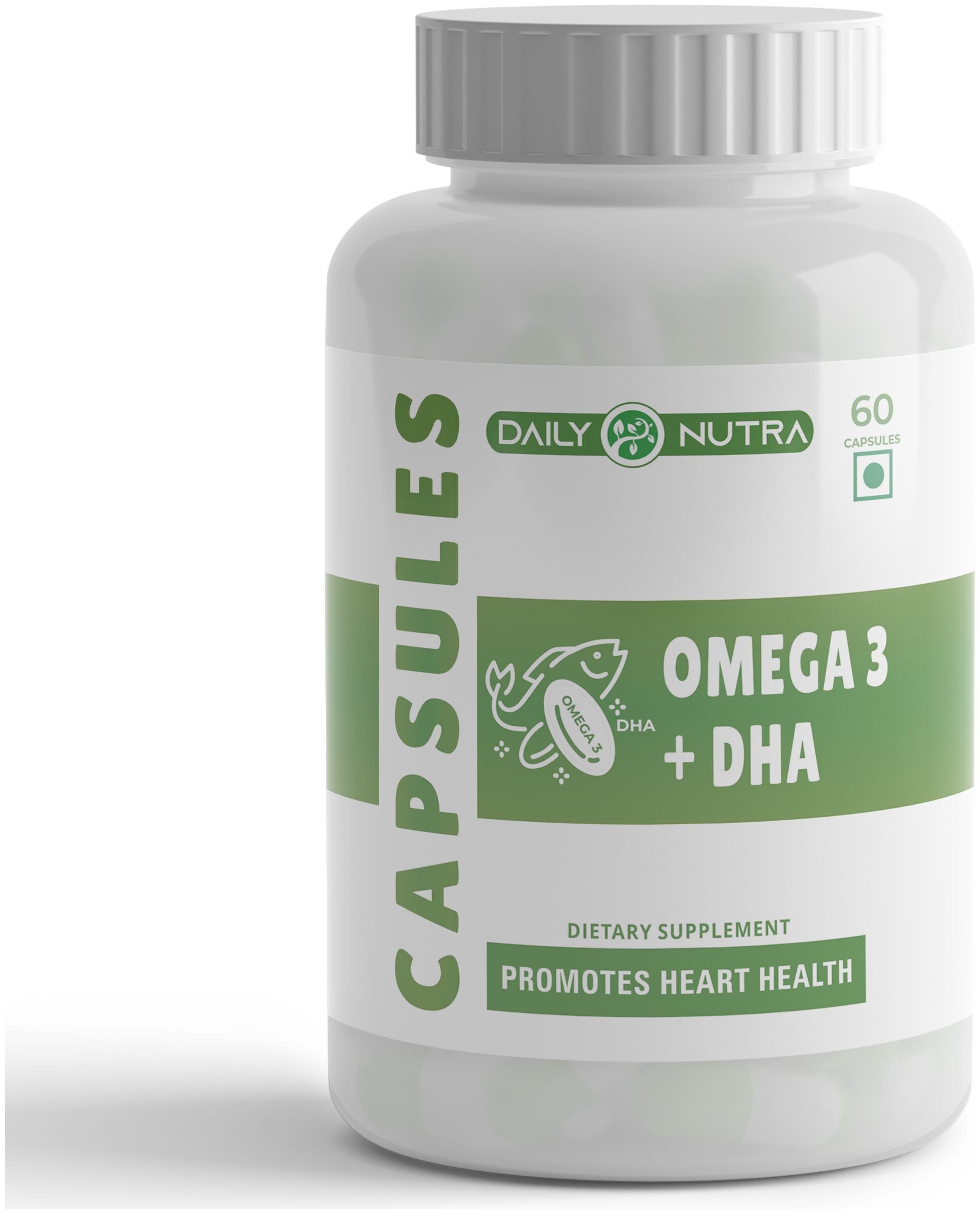 

Daily Nutra Omega-3 Fish Oil Triple Strength 1000mg 60 Capsules