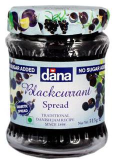 

Dana Danish Diabetic Jam - Blackcurrant 315g