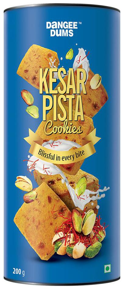 

Dangee Dums Kesar Pista Cookies 200 g