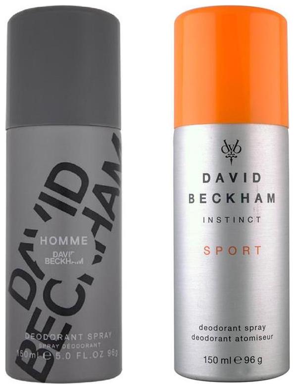 

David Beckham Homme Sport Deodorant Spray - For Men (300 ml Pack of 2)