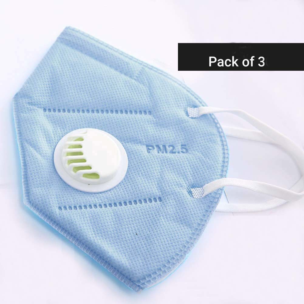 

Daylfonos Anti-Dust Face Mask For Men And Women (White) (Pack of 3)