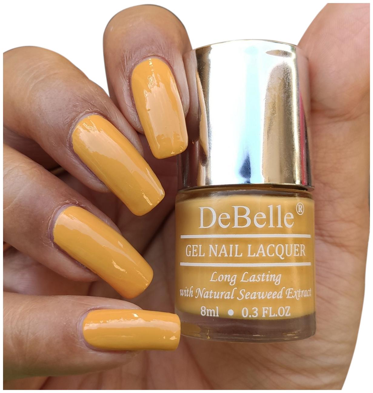 

DeBelle Gel Nail Lacquer Creme Mustard Yellow- Yellow Topaz (8 ml) )