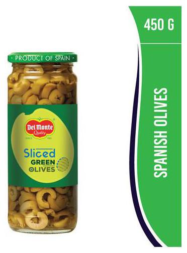 

Del Monte Green Olives Sliced 450 g