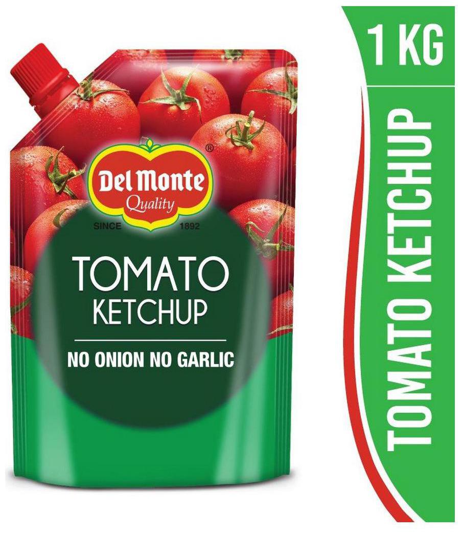 

Del Monte Tomato Ketchup - No onion No Garlic Spout 1 kg