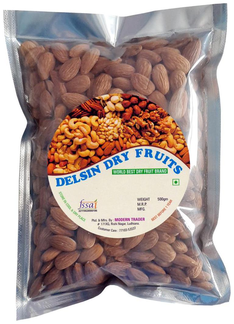 

Delsin California Almonds 500 g (Pack of 1)