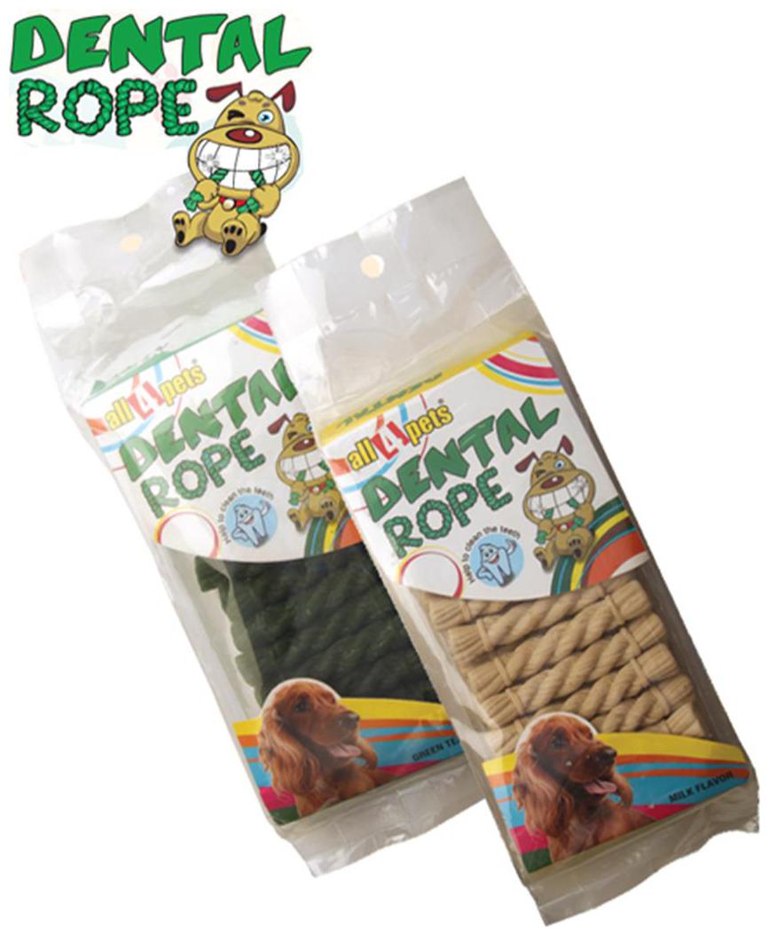 

Dental Rope Milk Green Tea Flavour