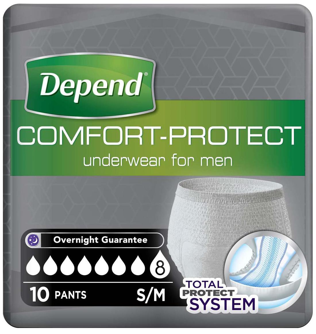 Buy Depend pull up adult diapers for Men. Small/Medium size (2846 in. waist) 10 count Online at