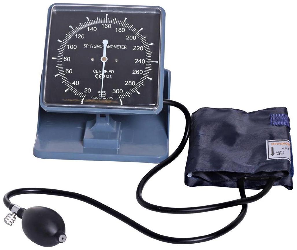

Desktop BP Clock ( Big Dial Aneroid Type ) Blood Pressure Monitor