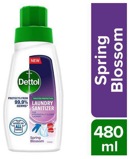 

Dettol After Wash Liquid Laundry Sanitizer - Spring Blossom 480 ml