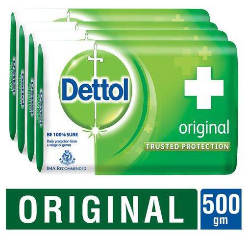 

Dettol Bathing Soap - Original 4x125 g