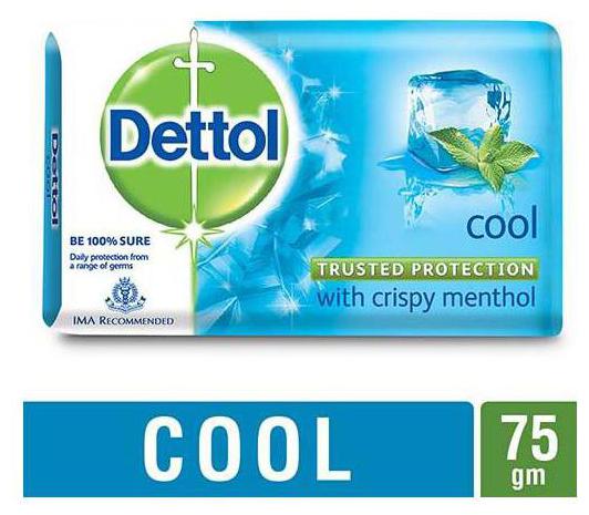 

Dettol Bathing Bar Soap - Germ Protection Cool 75 g
