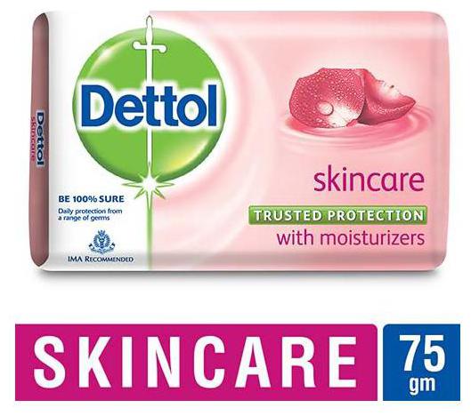 

Dettol Bathing Bar Soap - Germ Protection Skincare 75 g