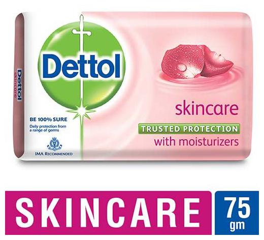 

Dettol Bathing Bar Soap - Germ Protection Skincare 75 g