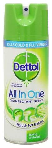 

Dettol Disinfectant Spray - All In One Spring Waterfall - Imported 400 ml