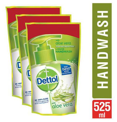 

Dettol Hand Wash Liquid Refill - Aloe Vera 525 g