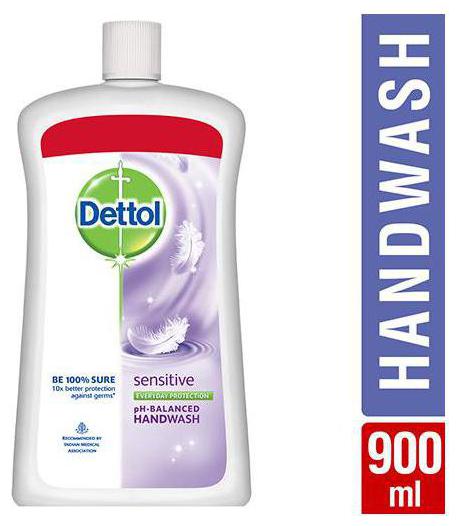 

Dettol Liquid Handwash - Ph Balanced Germ Protection Refill Jar Sensitive 900 ml