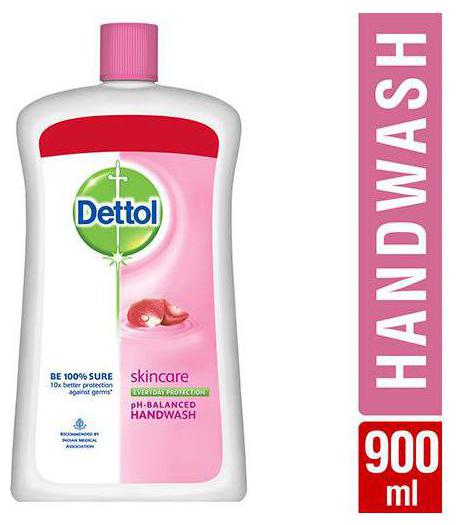 

Dettol Liquid Handwash - Ph Balanced Germ Protection Skincare Refill Jar 900 ml