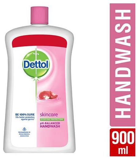 

Dettol Liquid Handwash - Ph Balanced Germ Protection Skincare Refill Jar 900 ml