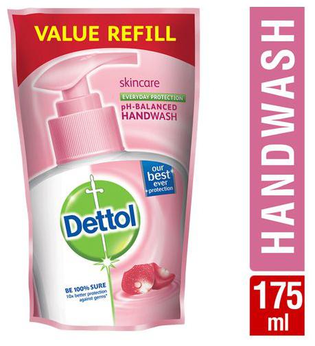 

Dettol Liquid Handwash - Ph Balanced Germ Protection Pouch Skincare 175 ml