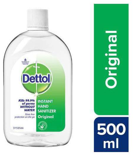 

Dettol Original Germ Protection Alcohol Based Hand Sanitizer Refill 500ml