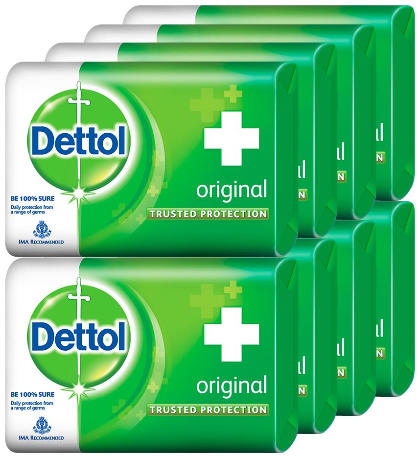 

Dettol Original Soap 75g Each (Pack of 8)