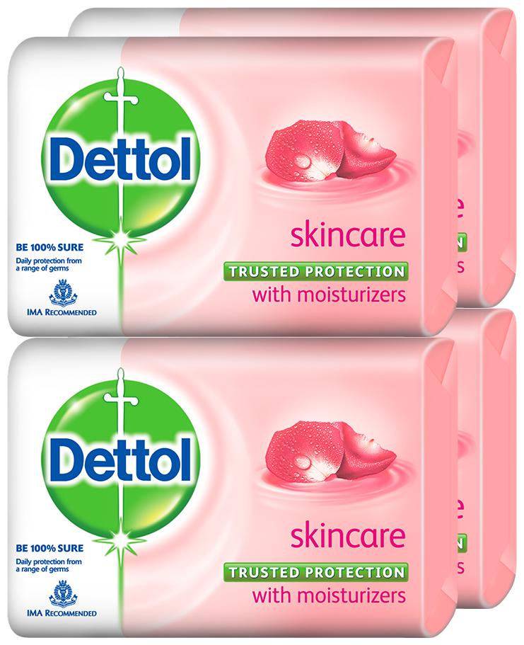

Dettol Skincare Soap 125g Each (Pack of 4)