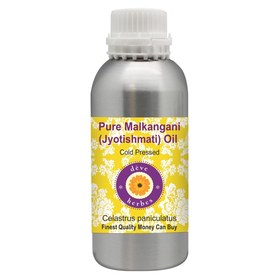 

Deve Herbes Pure Malkangani Jyotishmati Oil Celastrus paniculatus Natural Premium Grade Cold Pressed for Personal Care 1250 ml (Pack of 1)