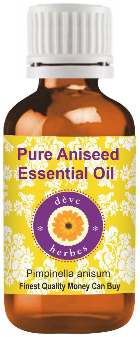 

Deve Herbes Pure Aniseed Essential Oil (Pimpenella anisum) Natural Premium Grade Steam Distilled for Personal Care 50ml Pack of 1