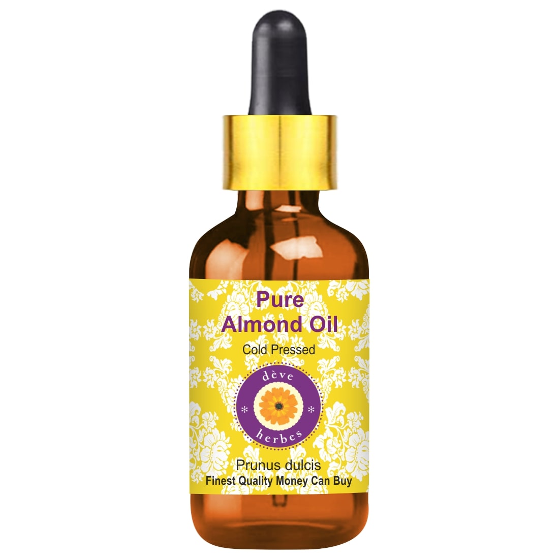 

Deve Herbes Pure Almond Oil (Prunus dulcis) Natural Premium Grade Cold Pressed 30ml