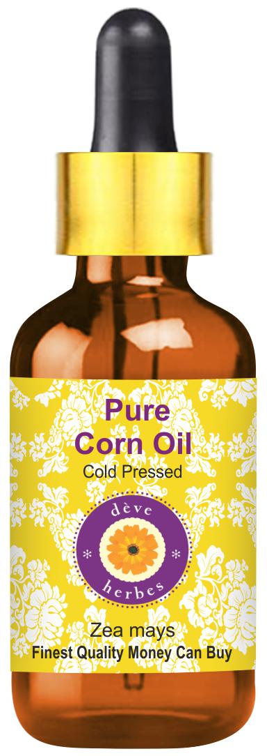 

Deve Herbes Pure Corn Carrier Oil (zea mays) with Glass Dropper Natural Premium Grade Cold Pressed for Personal Care 100ml