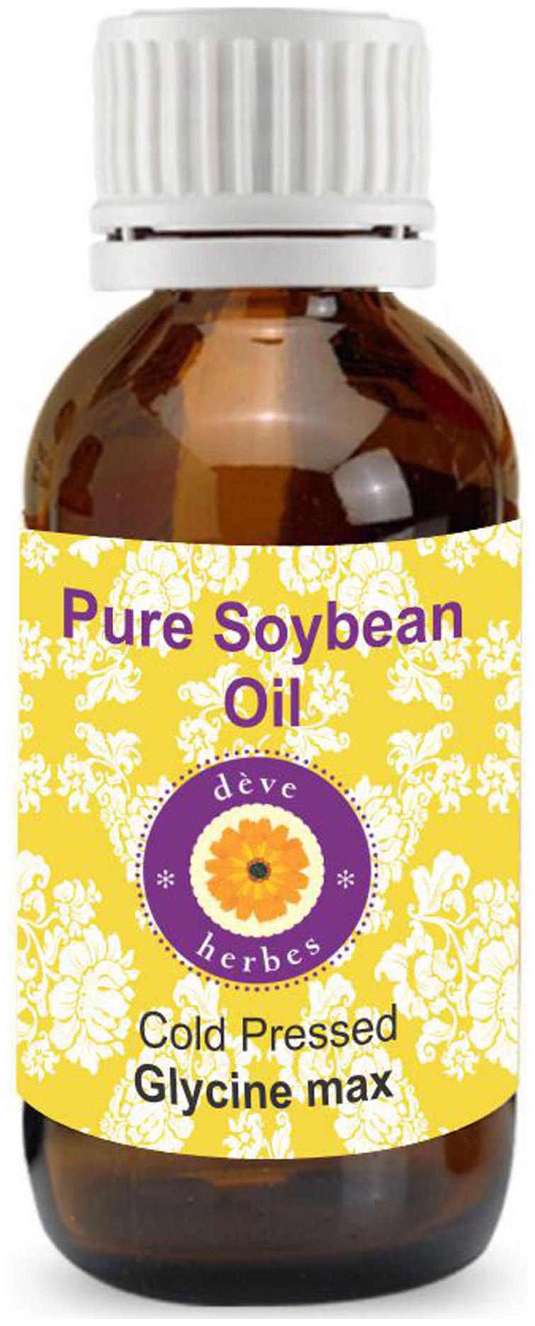 

Deve Herbes Pure Soybean Oil (Glycine max) 100 Natural Therapeutic Grade Cold Pressed 50ml