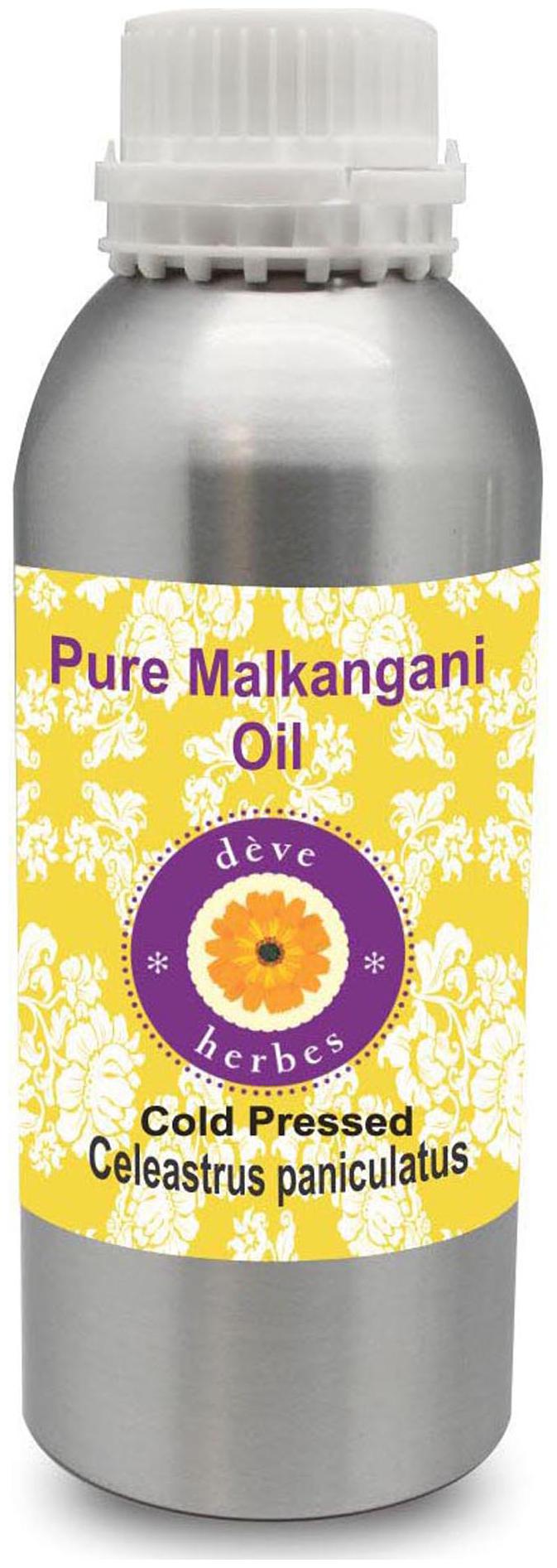 

Deve Herbes Pure Malkangani (Malkangni Jyotishmati) Oil (Celastrus paniculatus) 100 Natural Therapeutic Grade Cold Pressed 1250ml