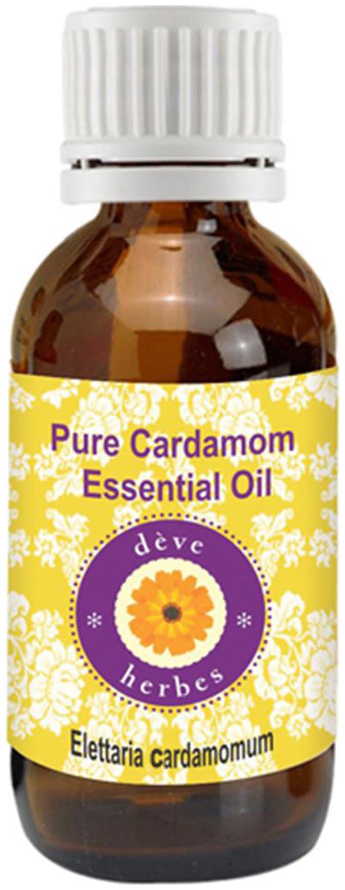 

Deve Herbes Pure Cardamom Essential Oil (Elettaria cardamomum) 100 Natural Therapeutic Grade Steam Distilled 5ml