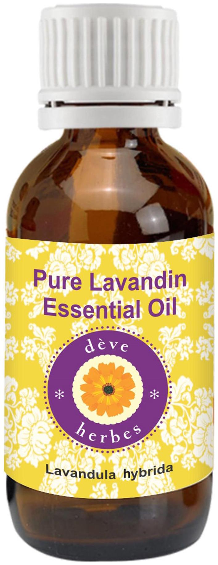 

Deve Herbes Pure Lavandin Essential Oil (Lavandula hybrida) 100 Natural Therapeutic Grade Steam Distilled 100ml