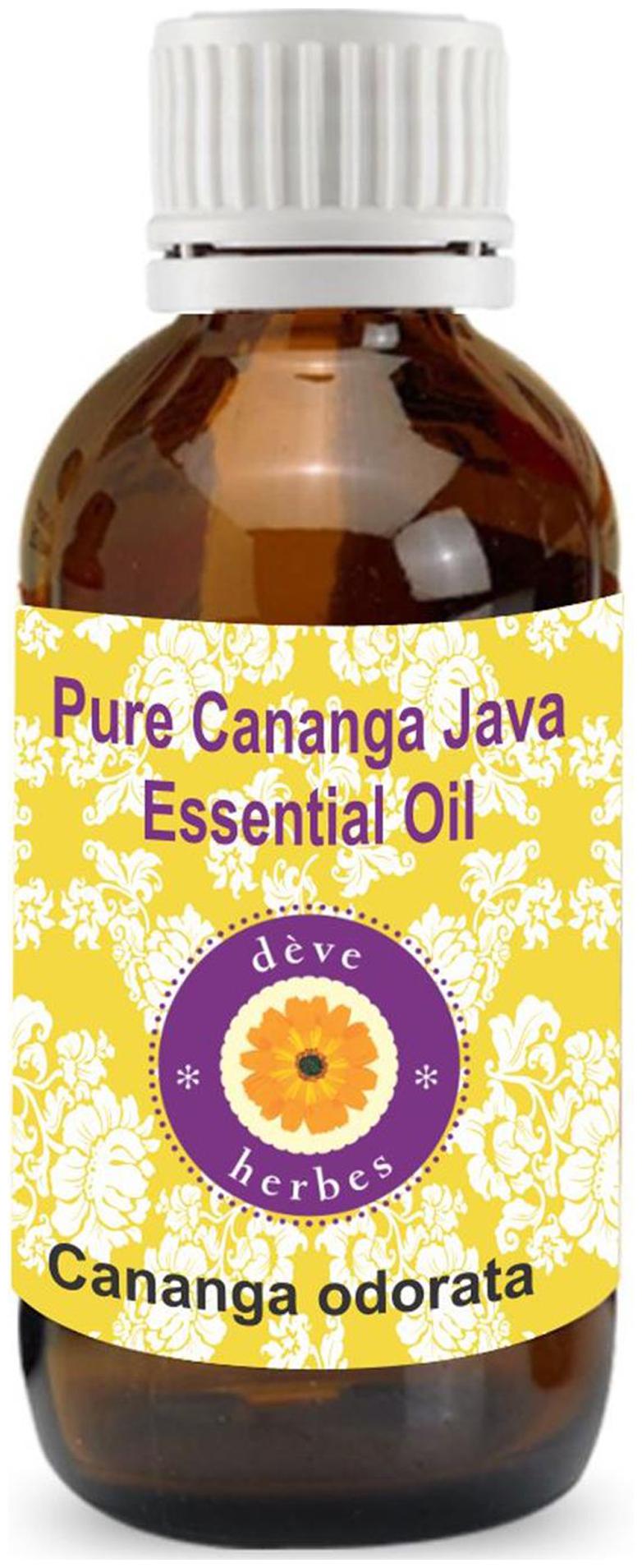 

Deve Herbes Pure Cananga java Essential Oil (Cananga odorata) 100 Natural Therapeutic Grade Steam Distilled 10ml
