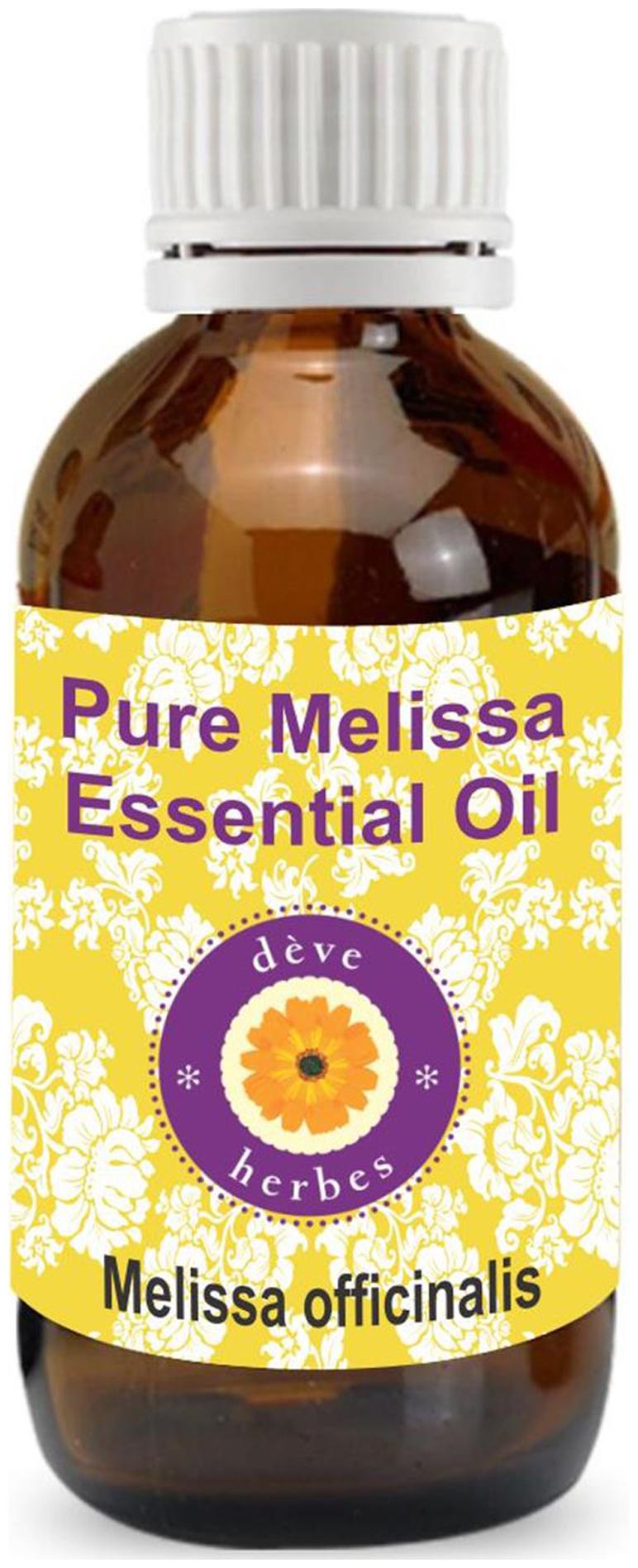 

Deve Herbes Pure Melissa Essential Oil (Melissa officinalis) 100 Natural Therapeutic Grade Steam Distilled 30ml