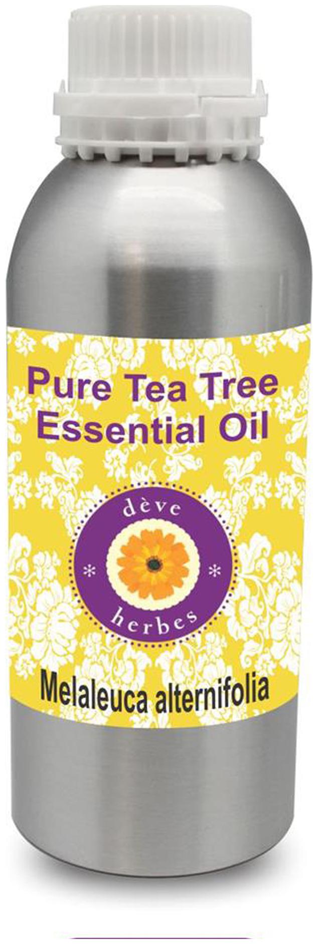 

Deve Herbes Pure Tea Tree Essential Oil (Melaleuca alternifolia) 100 Natural Therapeutic Grade Steam Distilled 630ml
