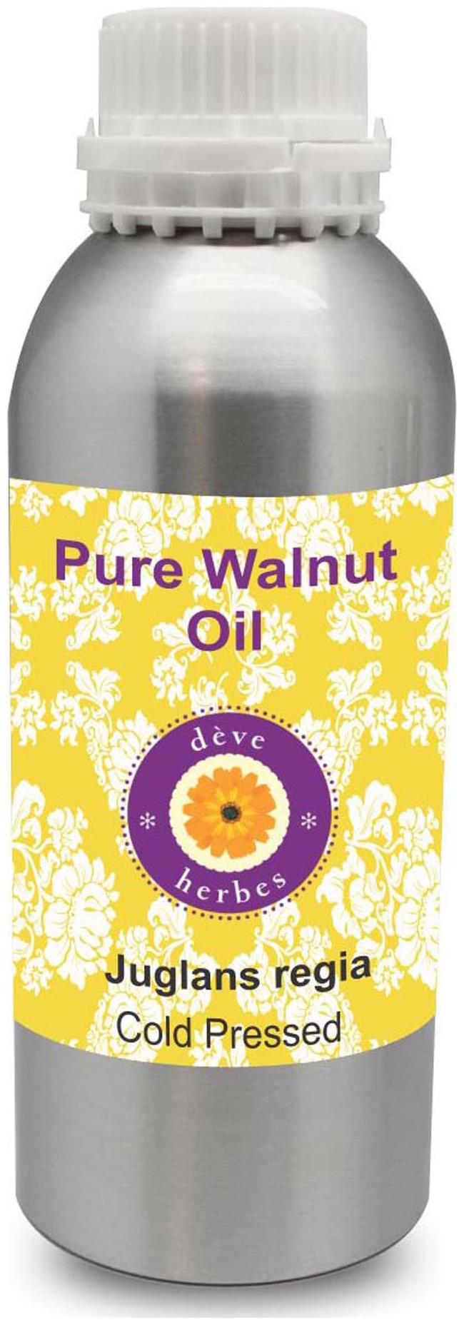 

Deve Herbes Pure Walnut Oil (Juglans regia) 100 Natural Therapeutic Grade Cold Pressed 1250ml