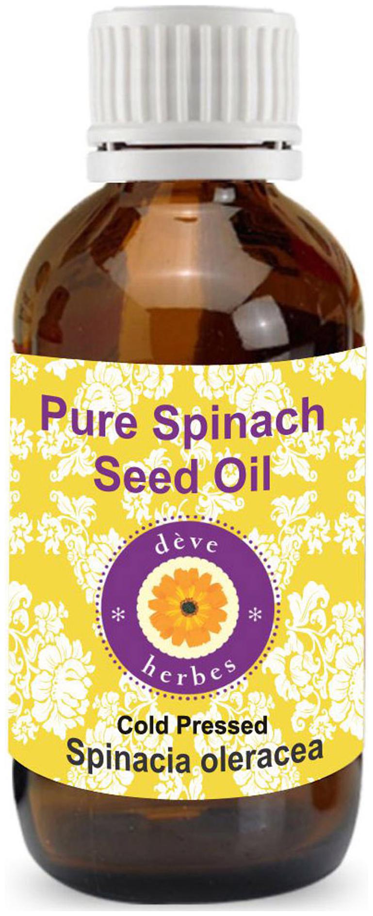 

Deve Herbes Pure Spinach Seed Oil (Spinacia oleracea) 100 Natural Therapeutic Grade Cold Pressed 100ml