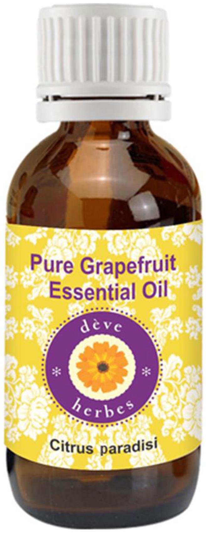 

Deve Herbes Pure Grapefruit Essential Oil (Citrus paradisi) 100 Natural Therapeutic Grade Steam Distilled 100ml