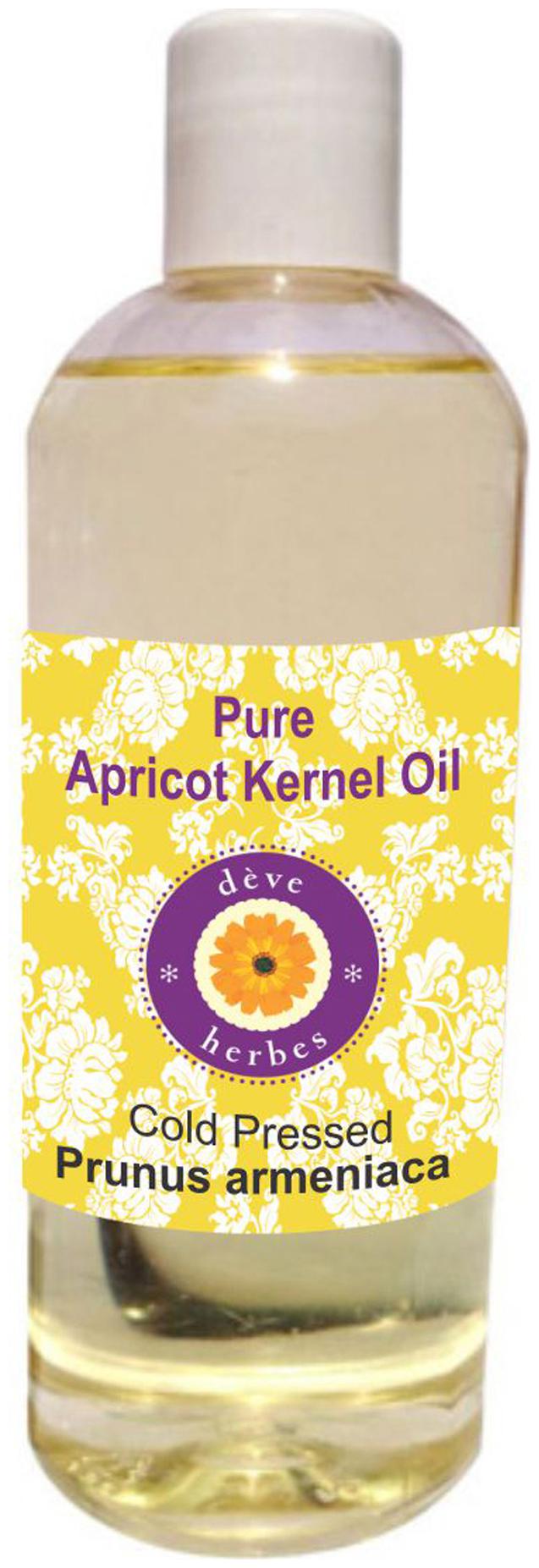

Deve Herbes Pure Apricot Kernel Oil (Prunus armeniaca) 100 Natural Therapeutic Grade Cold Pressed 200ml