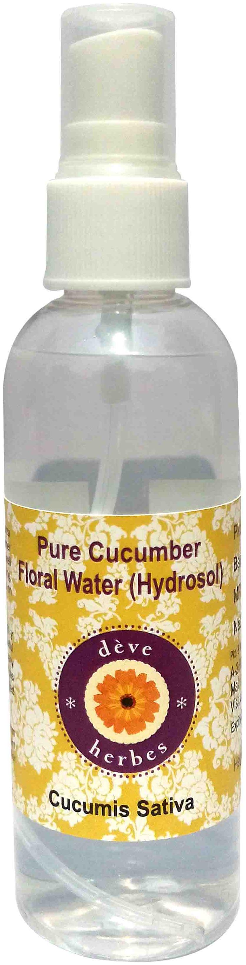 

Deve Herbes Pure Cucumber Floral Water (Hydrosol) (Cucumis sativa) 100 Natural Therapeutic Grade 100ml