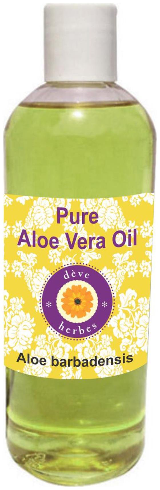 

Deve Herbes Pure Aloe Vera Oil (Aloe barbadensis) 100 Natural Therapeutic Grade 200ml