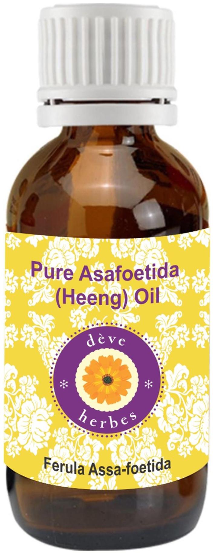 

Deve Herbes Pure Asafoetida (Heeng) Essential Oil (Ferula assa-foetida) 100 Natural Therapeutic Grade Steam Distilled 2ml